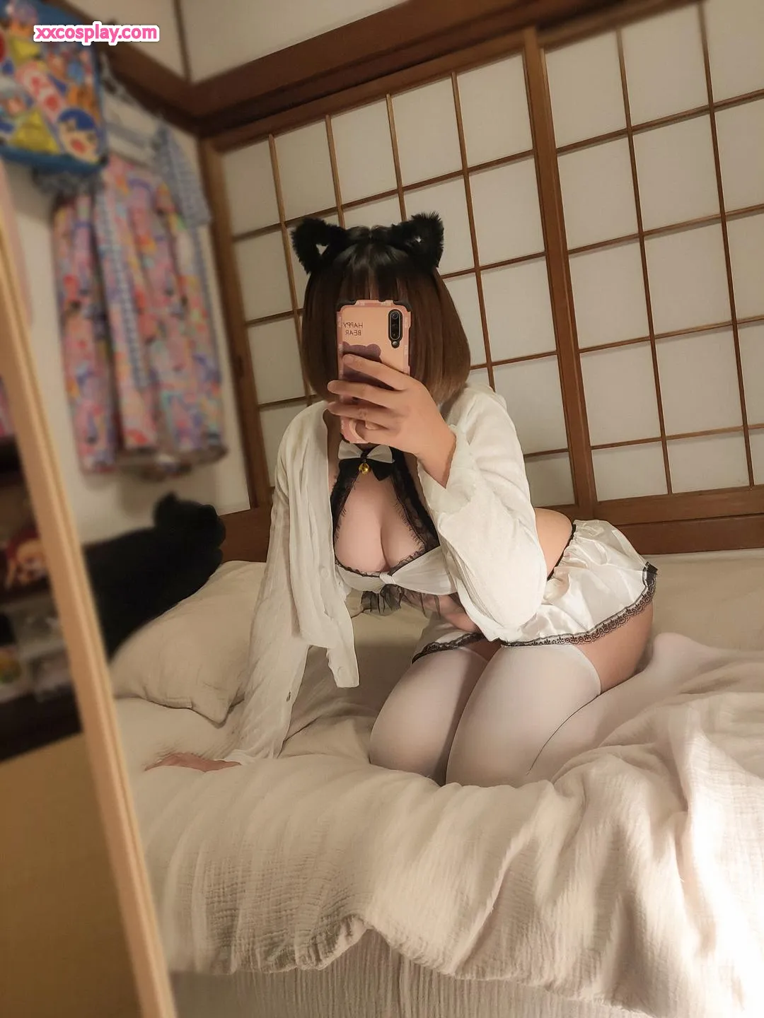 Nikumikyo's 🖤Mèo Đen🖤 Bộ Ảnh Gợi Cảm